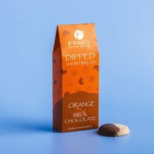 Dipped Orange & Milk Chocolate Shortbread | Artisan Hand Baked Shortbread Biscuits
