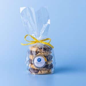 Stem Ginger & Dark Chocolate Oatie Biscuit | Dipped Artisan Hand Baked Oatie