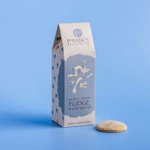 Salted Caramel Fudge Shortbread | Hand Baked Buttery Shortbread Biscuits