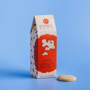 Stem Ginger Shortbread | Hand baked Buttery Stem Ginger Shortbread Biscuits